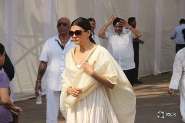 Celebs Condolence To Sridevi At Mumbai